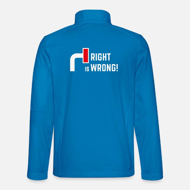 Right Is Wrong! Against Right & Right Parties V2 Unisex Softshell Jacket