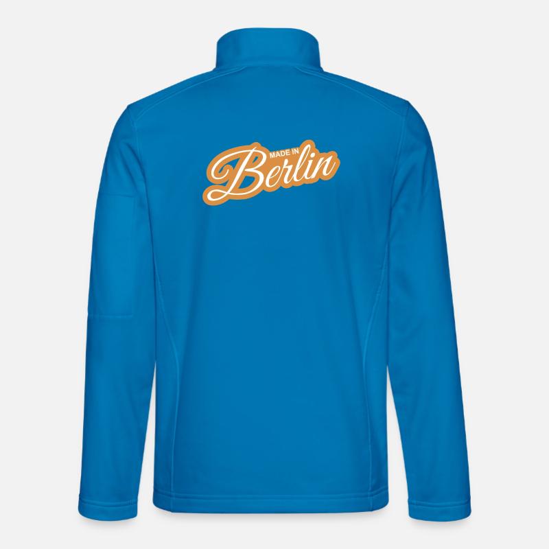 Berlin - weil´s Deine Stadt ist! - Unisex Softshelljacke - Lichtblau