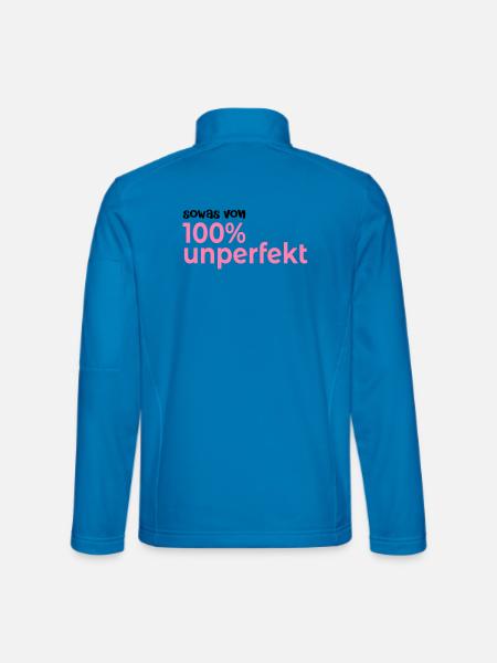 Hundert Prozent Unperfekt - Unisex Softshelljacke - Lichtblau