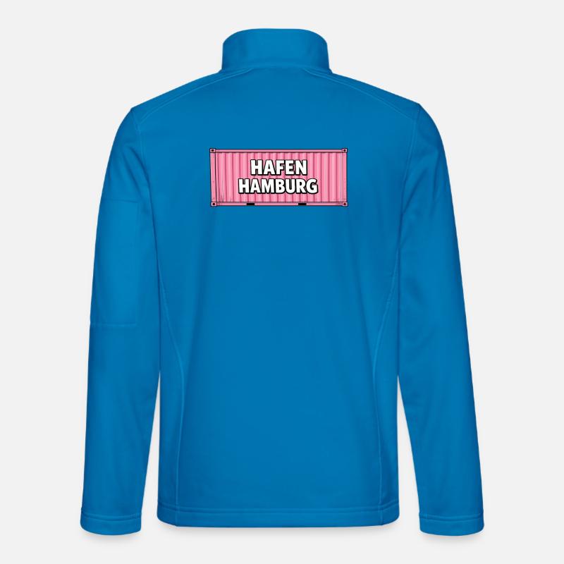 Hafen Hamburg Pink Container Unisex Softshelljacke