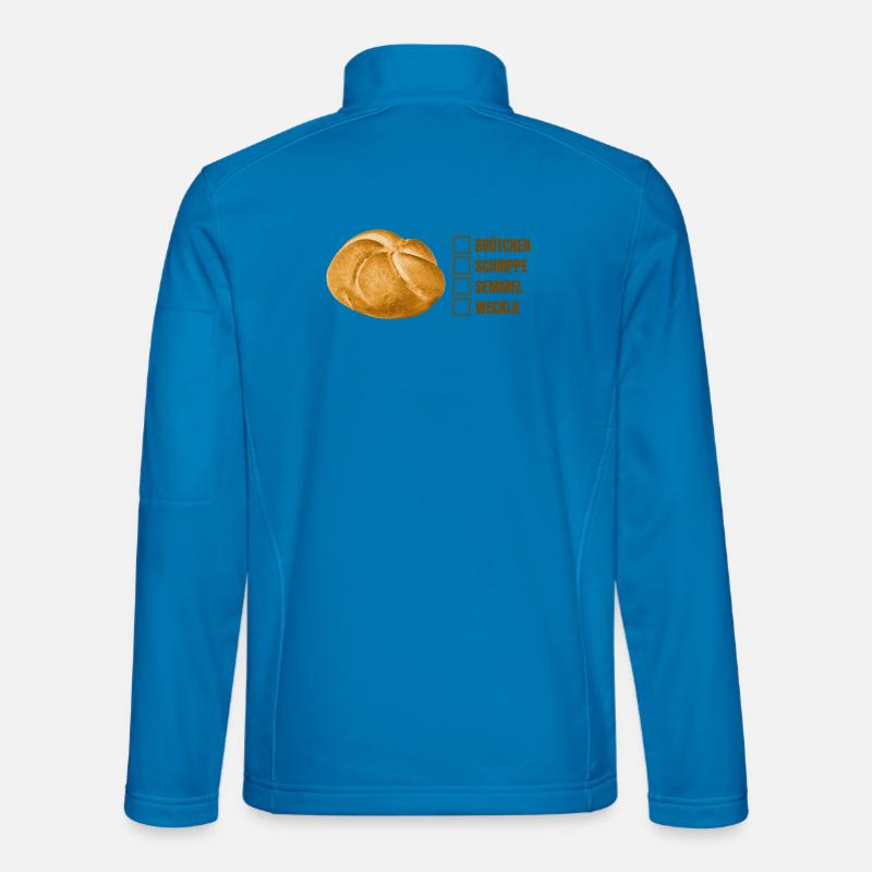 Brötchen oder Semmel? – Lustiges Dialekt-Design Unisex Softshelljacke