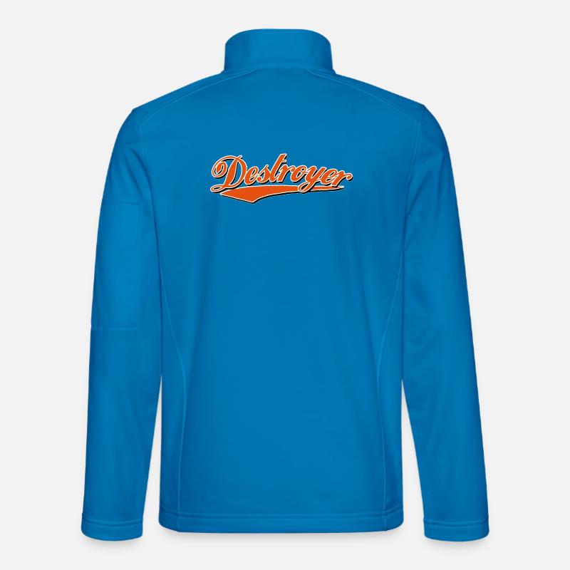 destroyer destroy zerstörer crash bandit Unisex Softshelljacke