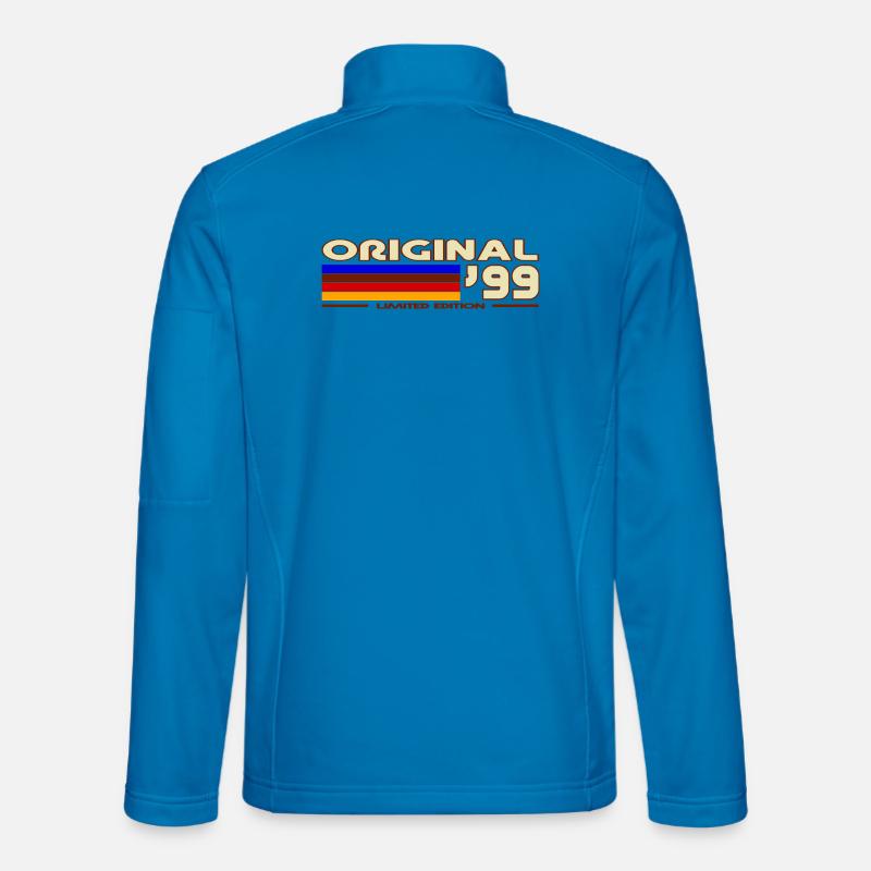 Original 99 Neon Stripes Retro - Unisex Softshell Jacket - light blue