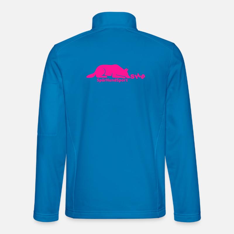 SHS Logo pink - Unisex Softshelljacke - Lichtblau