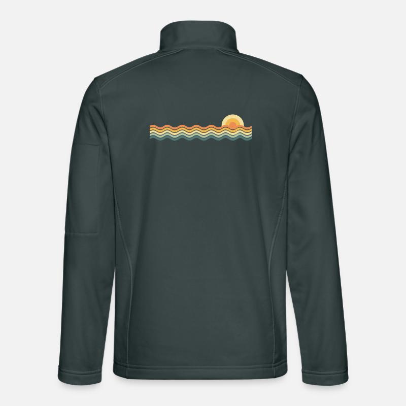 Sun and waves Unisex Softshell Jacket