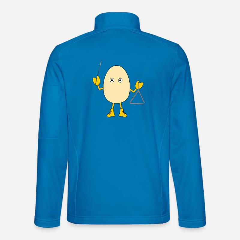 Triangle Egghead - Unisex Softshell Jacket - light blue