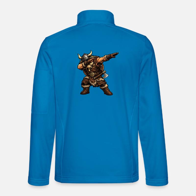 Dab des Vikings - Veste en tissu softshell Unisexe - bleu clair