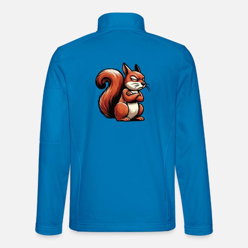 Eichhörnchen Eichhorn Eichhörnchenliebhaber Nager - Unisex Softshelljacke - Lichtblau