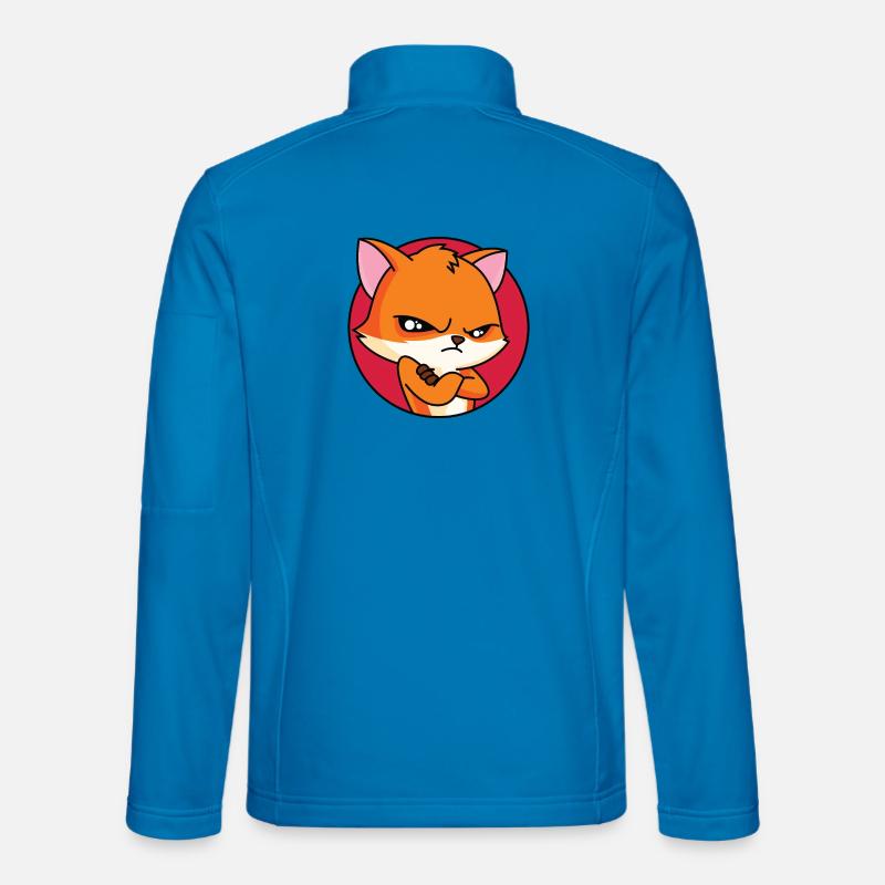 Roter Fuchs - In Stimmung - Unisex Softshelljacke - Lichtblau