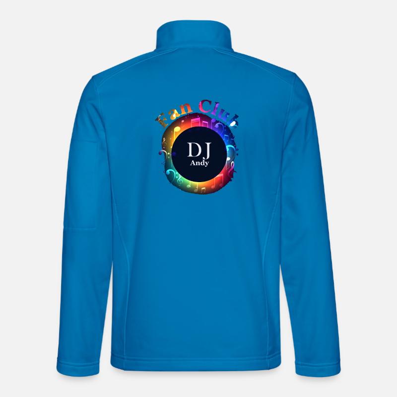 DJ_Andy_Fan_Club - Unisex Softshelljacke - Lichtblau
