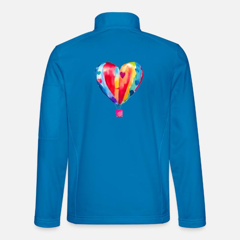 Ballon - Unisex Softshelljacke - Lichtblau
