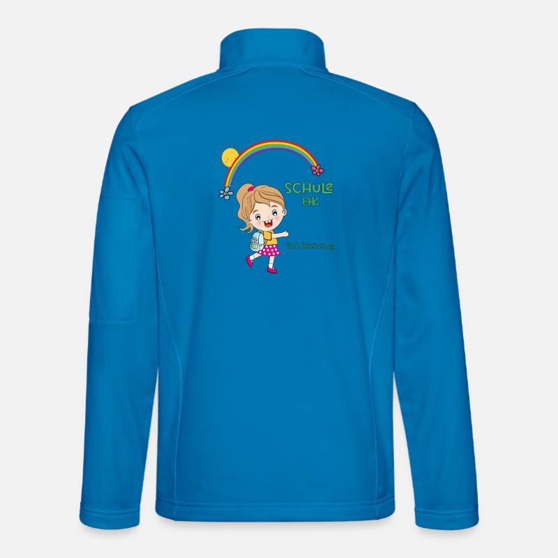 Schulkind, Einschulung - Unisex Softshelljacke - Lichtblau