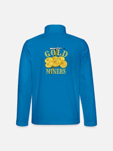Goldgräber - Unisex Softshelljacke - Lichtblau