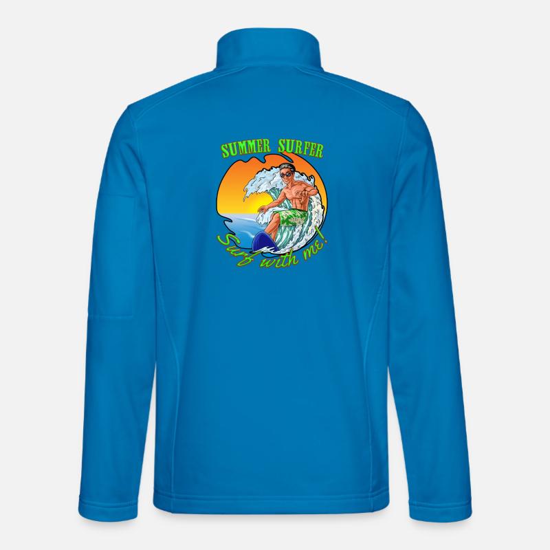 Sommer-Surfer - Unisex Softshelljacke - Lichtblau