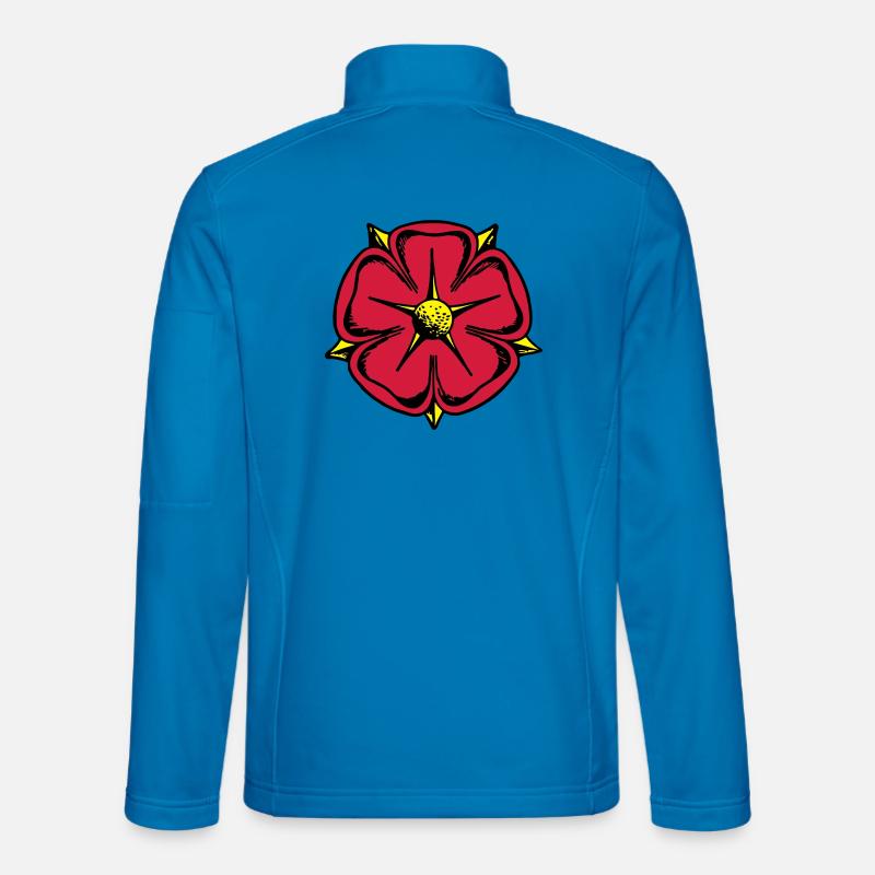 Lippische Rose - Unisex Softshelljacke - Lichtblau