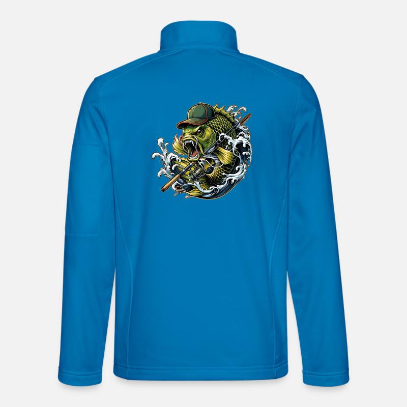 Pêche Veste en tissu softshell Unisexe
