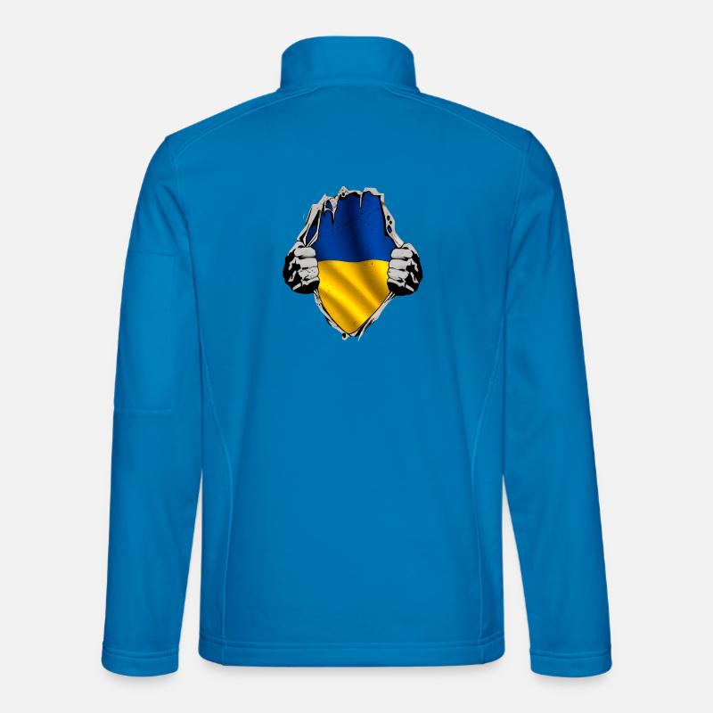 Ukraine - Unisex Softshelljacke - Lichtblau