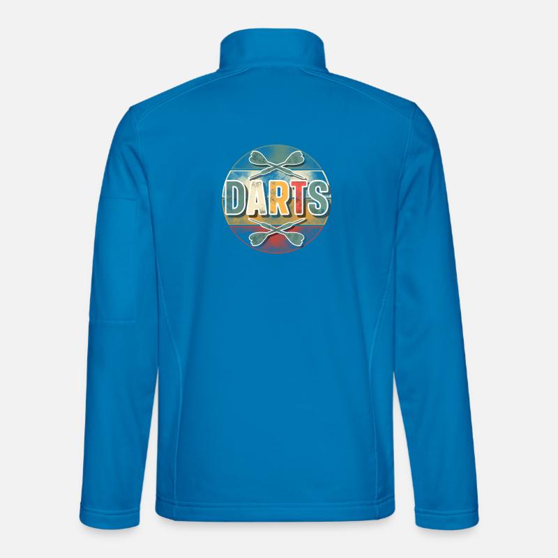 Darts Darten Dart - Unisex Softshell Jacket - light blue