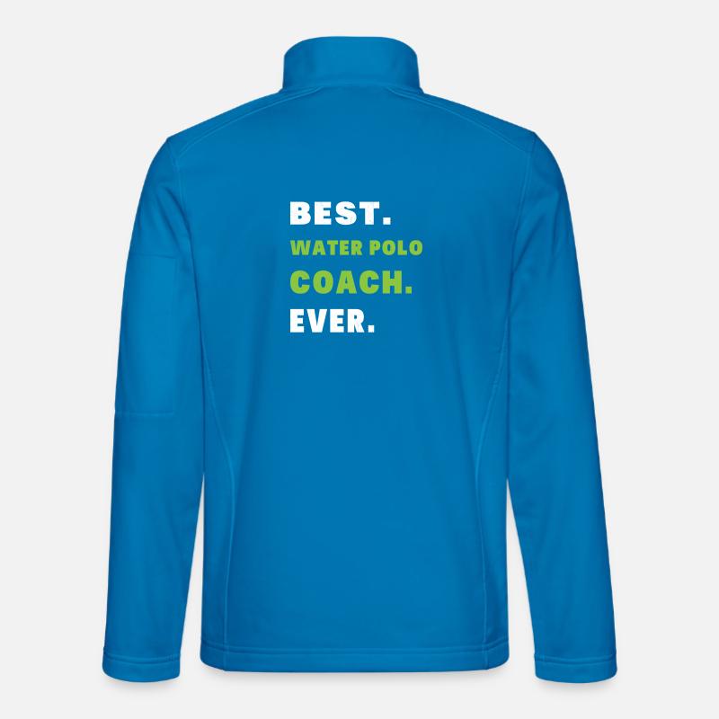 Bester Trainer Wasserball Humor Geschenk Coach Unisex Softshelljacke