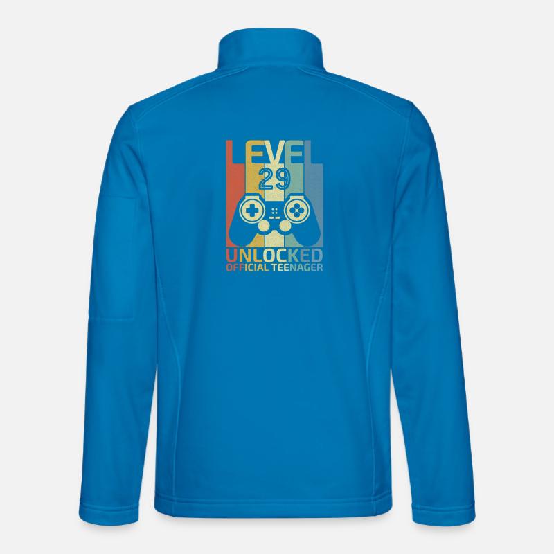Level 29 Unlocked official teenager - Unisex Softshell Jacket - light blue