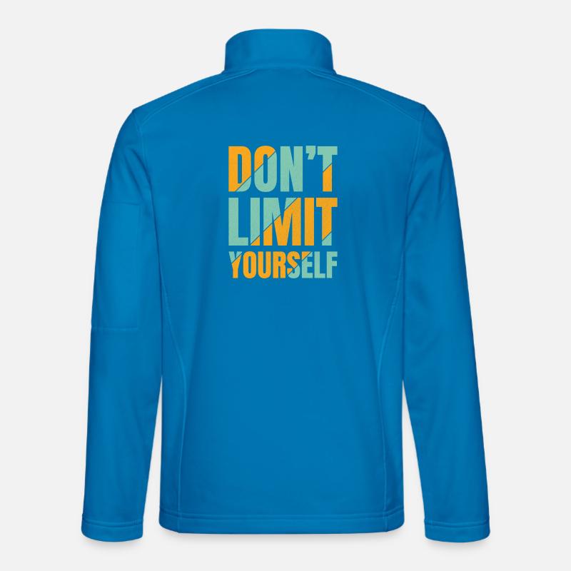 Don't limit yourself - Unisex Softshell Jacket - light blue