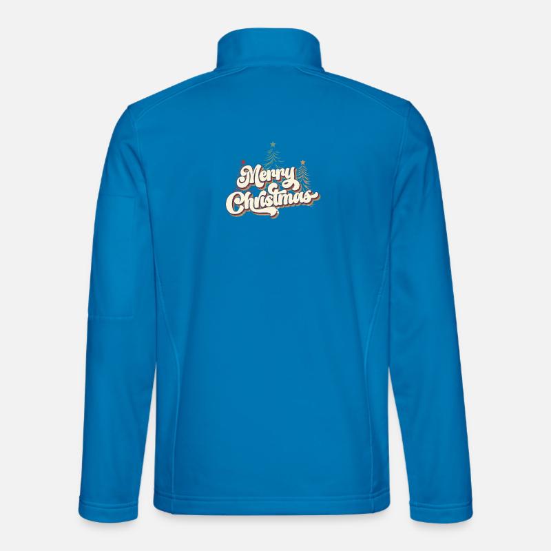 Joyeux Noël Chats Cadeau de Noël Veste en tissu softshell Unisexe