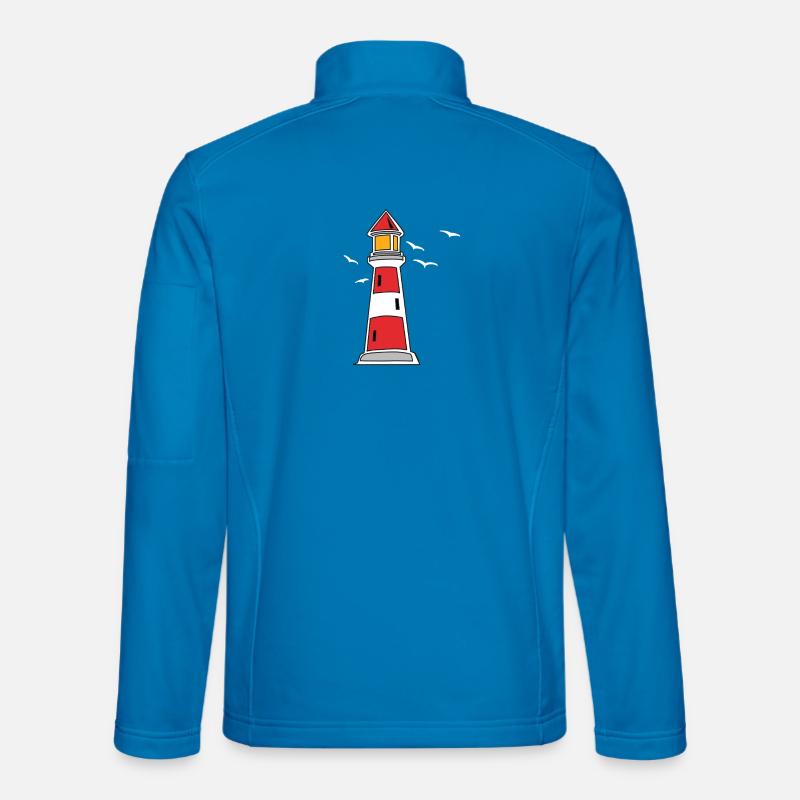 Leuchtturm See Küste maritim Unisex Softshelljacke