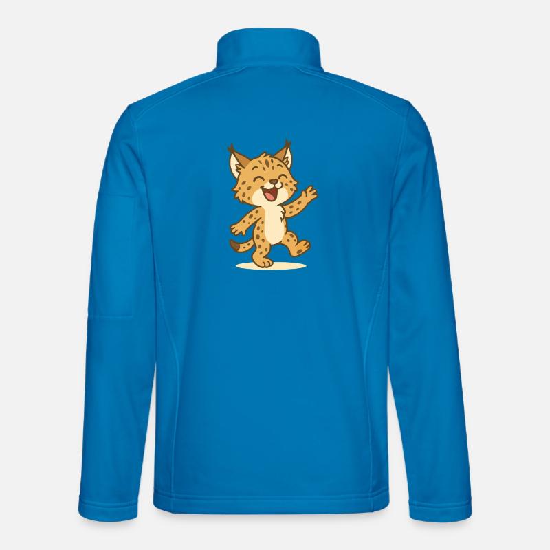 Dancing lynx - Unisex Softshell Jacket - light blue