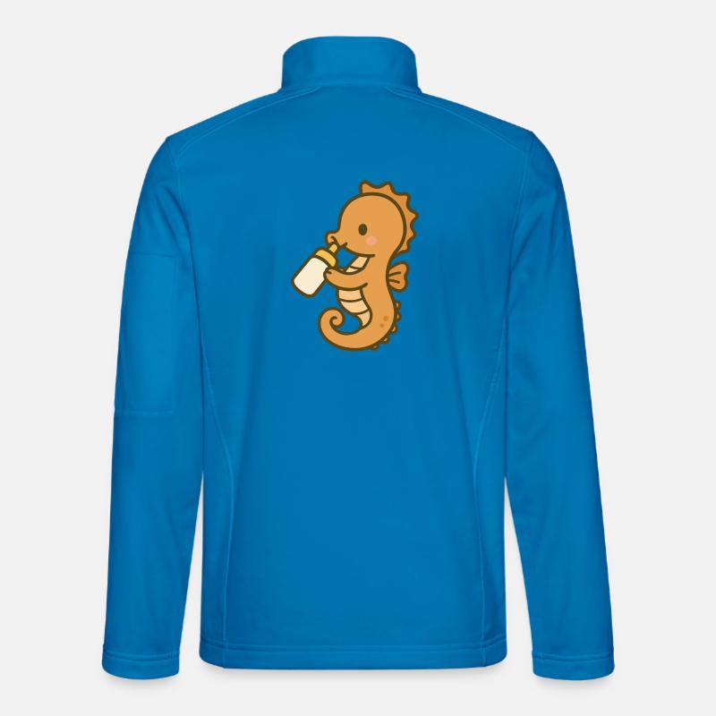 Seahorse Twink - Unisex Softshell Jacket - light blue