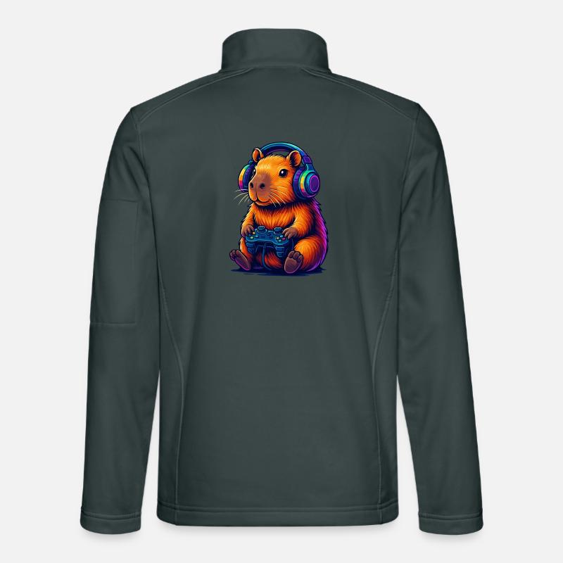 Ambiance de jeu Capybara Veste en tissu softshell Unisexe