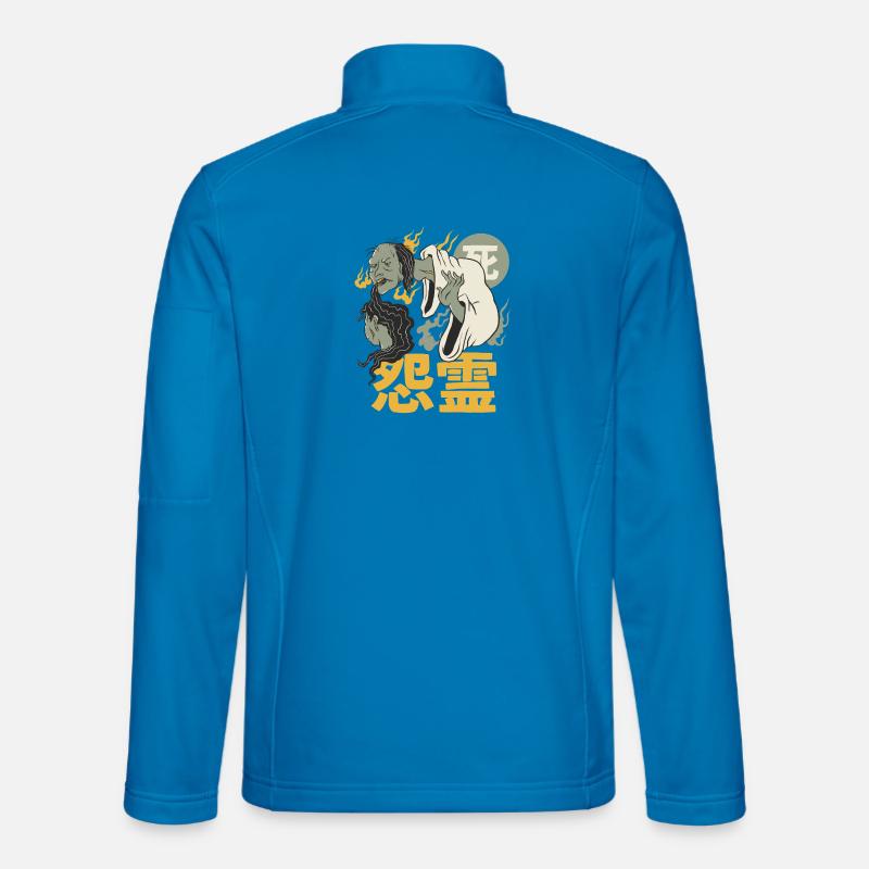 Japanischer Dämon - Unisex Softshelljacke - Lichtblau