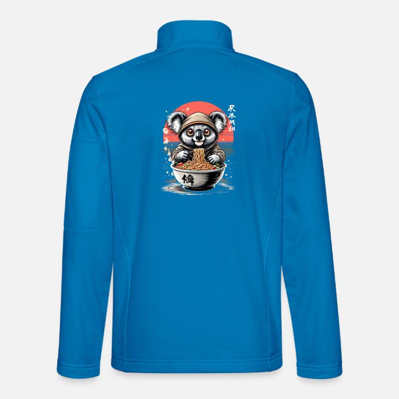 Koala Ramen in Hoodie - Unisex Softshell Jacket - light blue