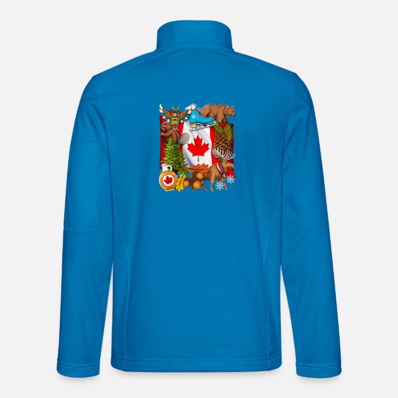 Stolz auf Kanada - Unisex Softshelljacke - Lichtblau