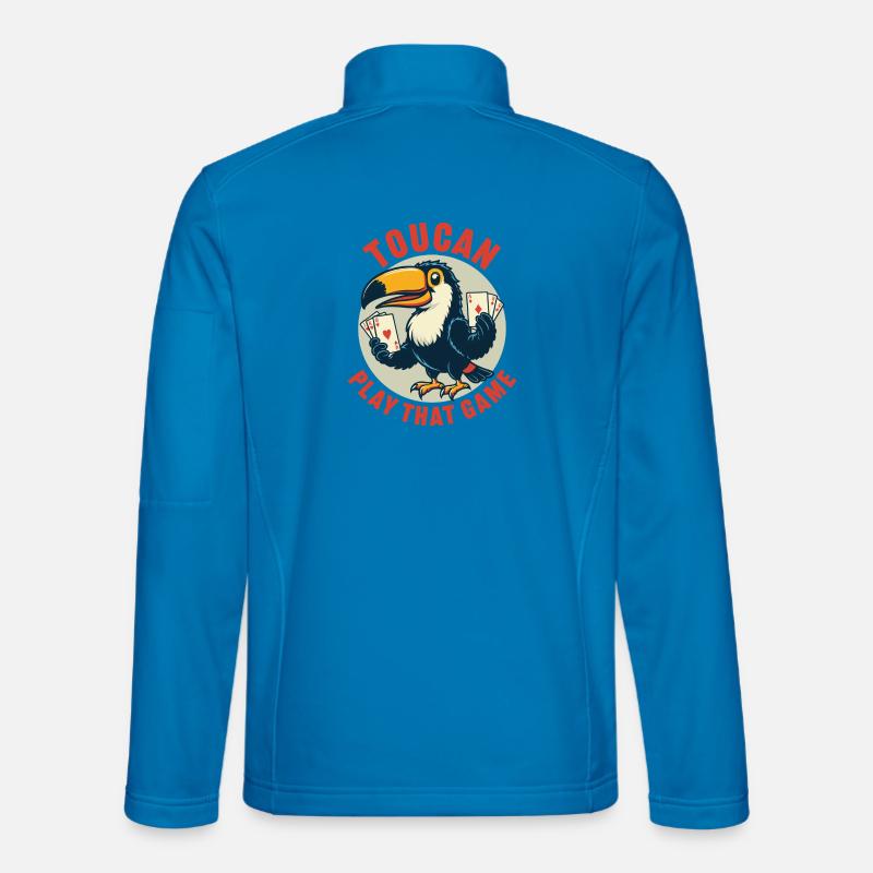 Toucan play that game - Unisex Softshell Jacket - light blue