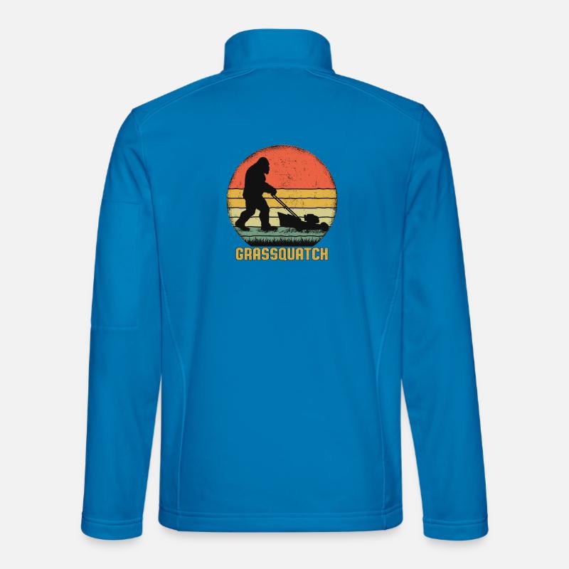 Grassquatch Bigfoot - Unisex Softshelljacke - Lichtblau
