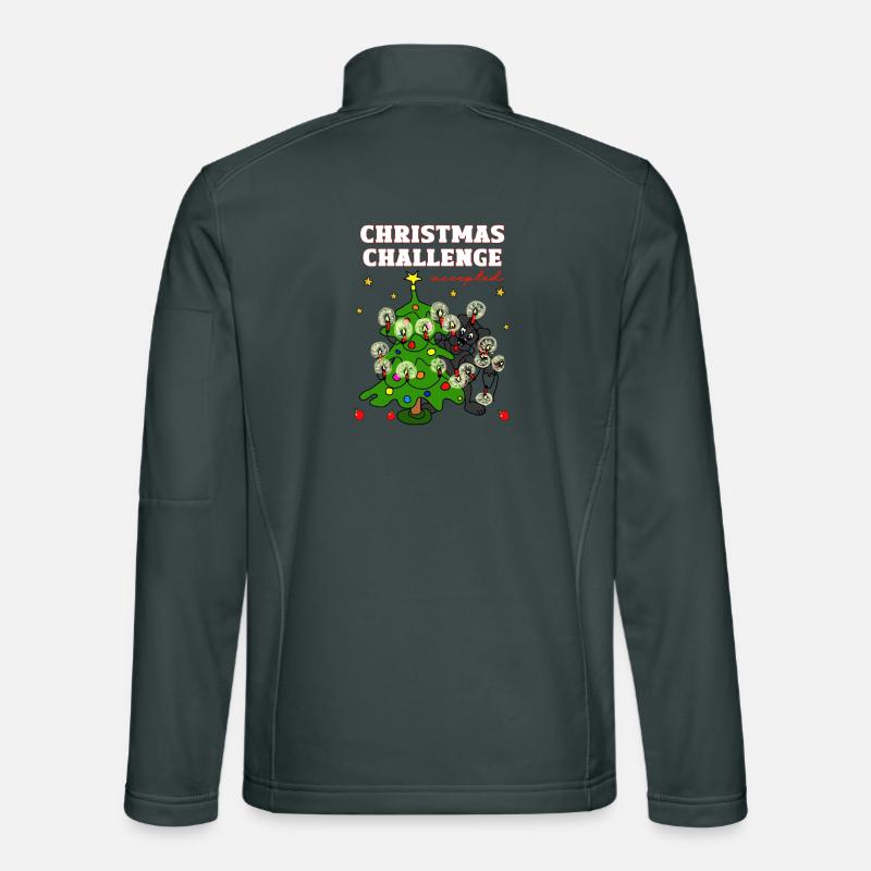 Christmas Challenge Accepts Dog Unisex Softshell Jacket