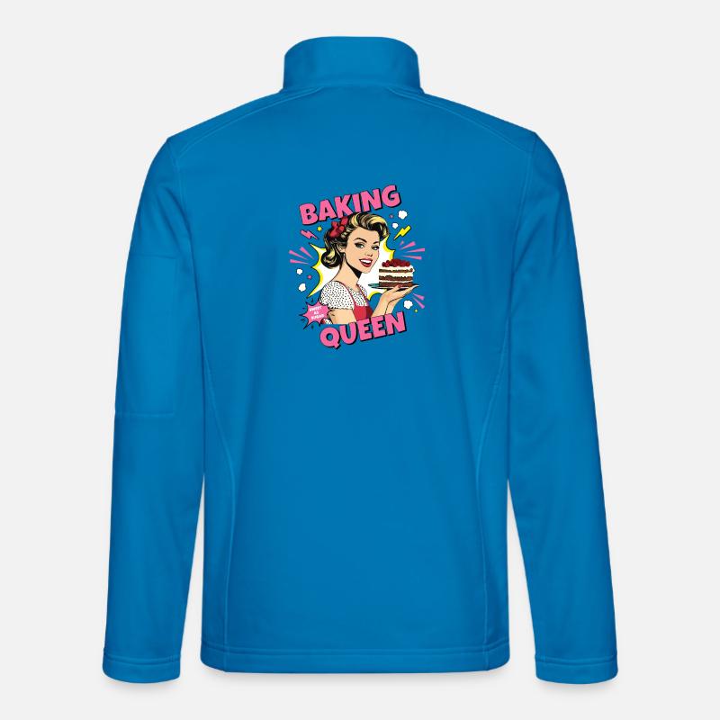 Baking Cake Baking Queen Baking Fairy Baker Pop Art Unisex Softshell Jacket