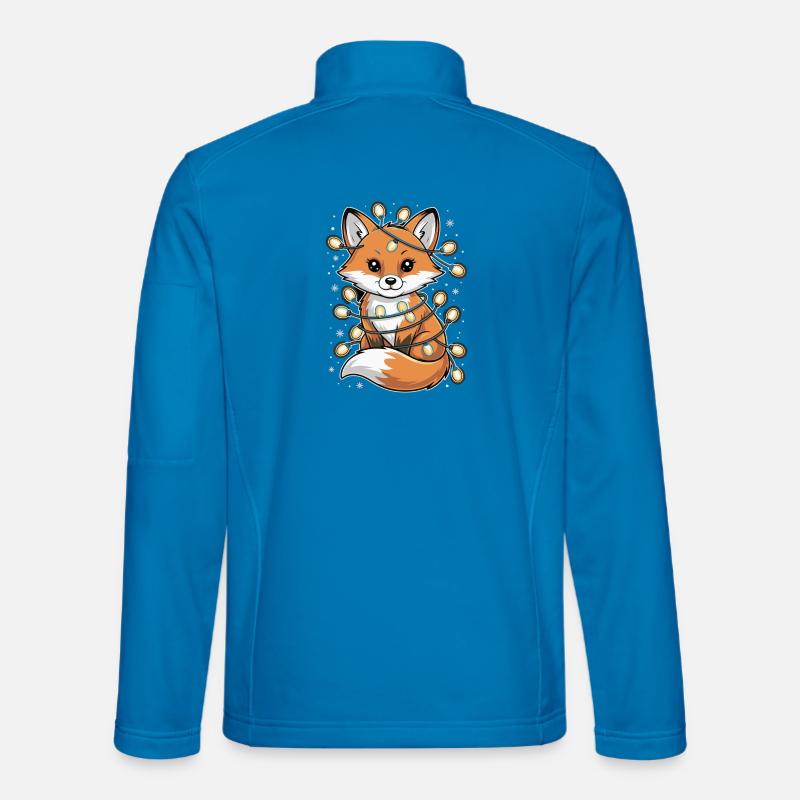 Lichterfuchs in the winter magic fox - Unisex Softshell Jacket - light blue