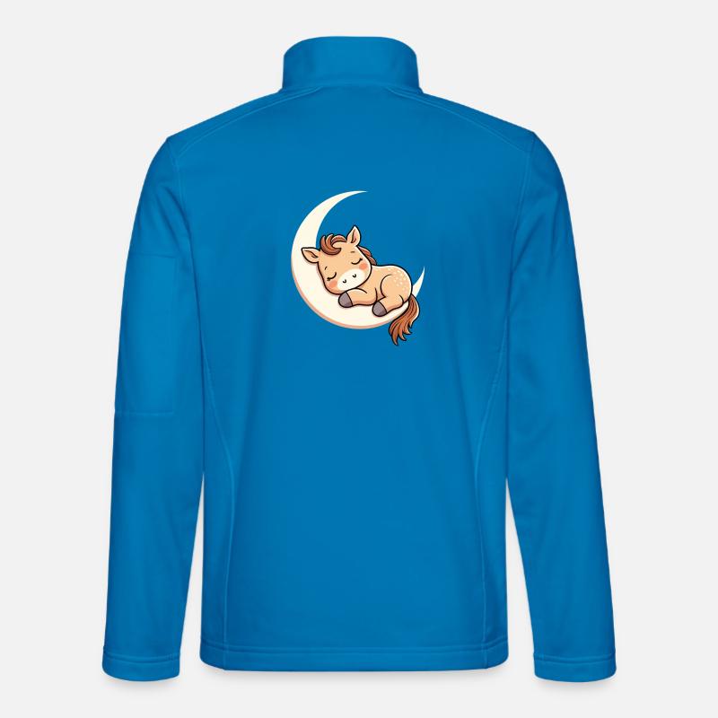 Mondpony Kuscheltraum - Unisex Softshelljacke - Lichtblau