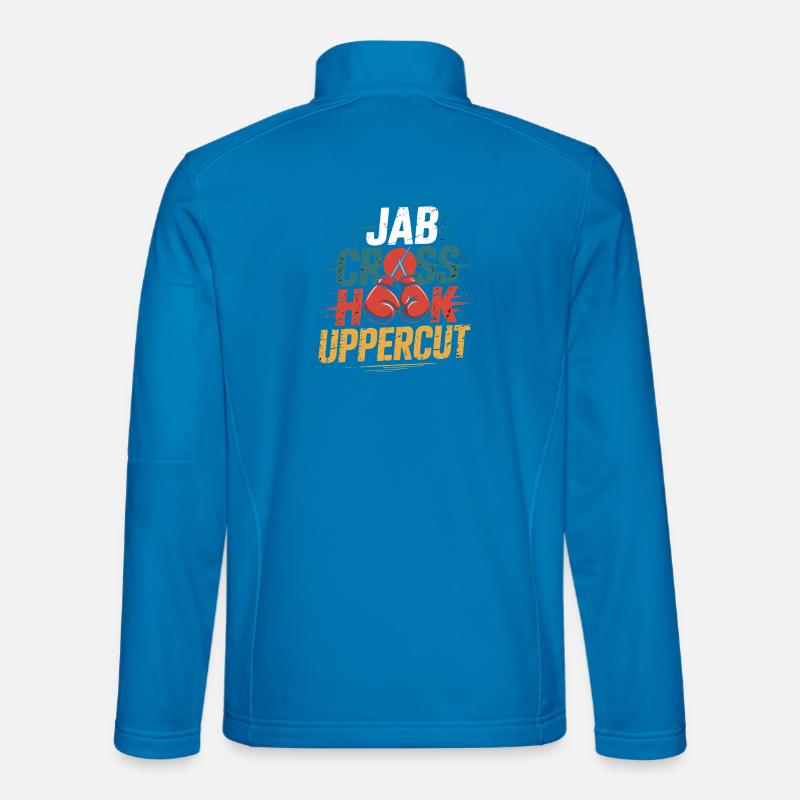 Boxen Combo Neon Typo - Unisex Softshelljacke - Lichtblau