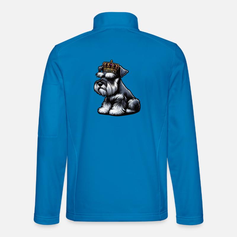 Schnauzer Riesenschnauzer Schnauzerbesitzer - Unisex Softshelljacke - Lichtblau