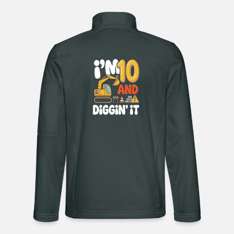 Ich bin 10 und Diggin' It Unisex Softshelljacke