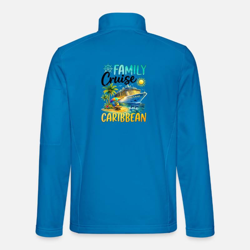 Croisière familiale dans les Caraïbes Veste en tissu softshell Unisexe