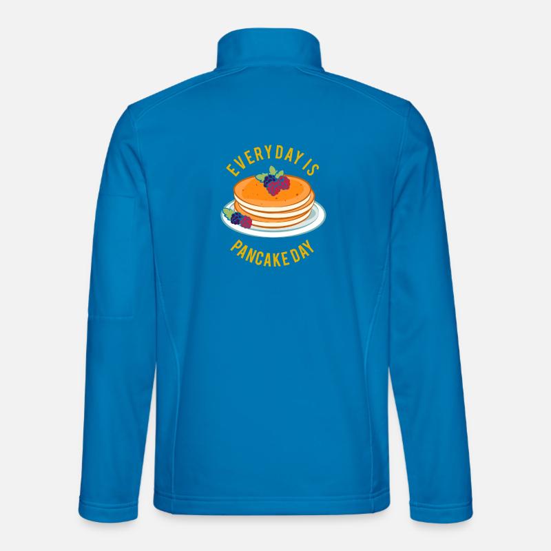 Everyday is Pancake Day – Pancake Love - Unisex Softshell Jacket - light blue