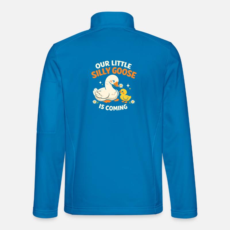 Silly Goose Baby - Unisex Softshelljacke - Lichtblau