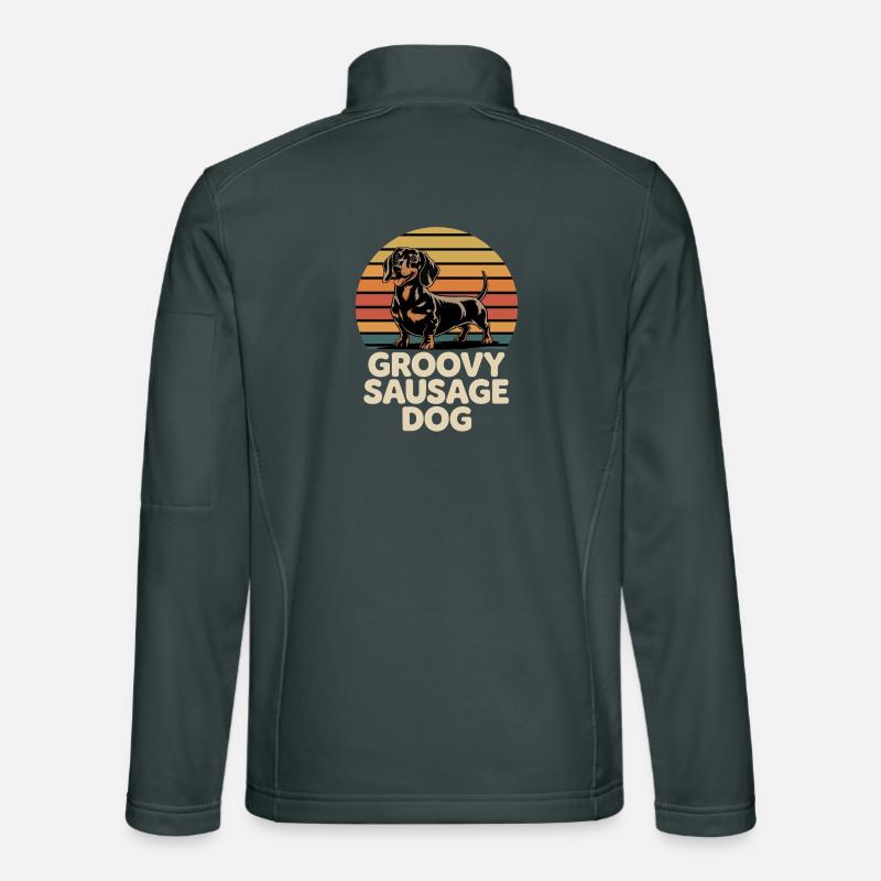 Groovy Dackel Unisex Softshelljacke