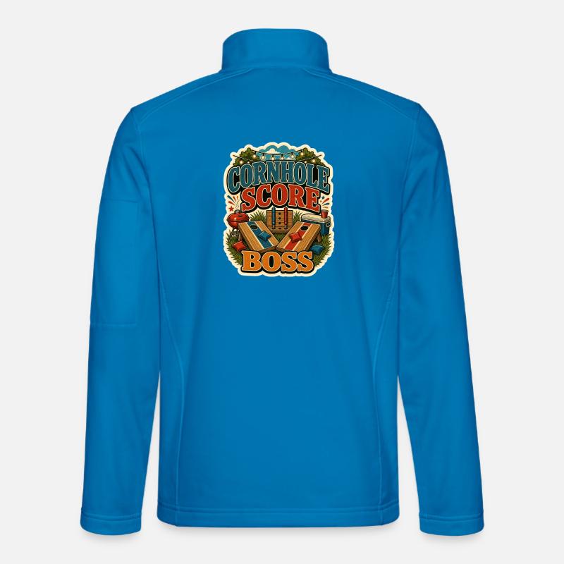 CORNHOLE SCORE - Unisex Softshelljacke - Lichtblau