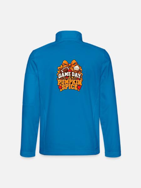 Game Day Pumpkin Spice - Unisex Softshelljacke - Lichtblau - Hinten