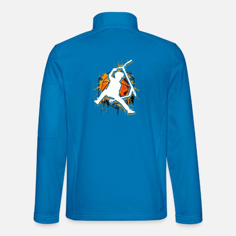Stunt Scooter - Roller - Stuntscooter - Unisex Softshelljacke - Lichtblau