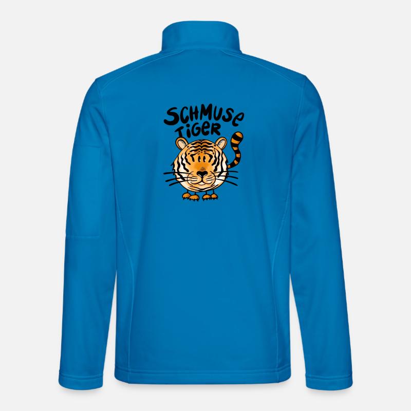 Tiger Cuddly Tiger - Unisex Softshell Jacket - light blue